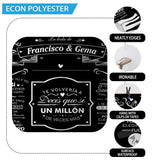 Allenjoy Wedding Chalkboard  Design Love Ribbons Custom Backdrop - Allenjoystudio