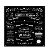 Allenjoy Wedding Chalkboard  Design Love Ribbons Custom Backdrop