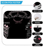 Allenjoy Wedding Chalkboard Custom Backdrop with Pink Love Heart - Allenjoystudio