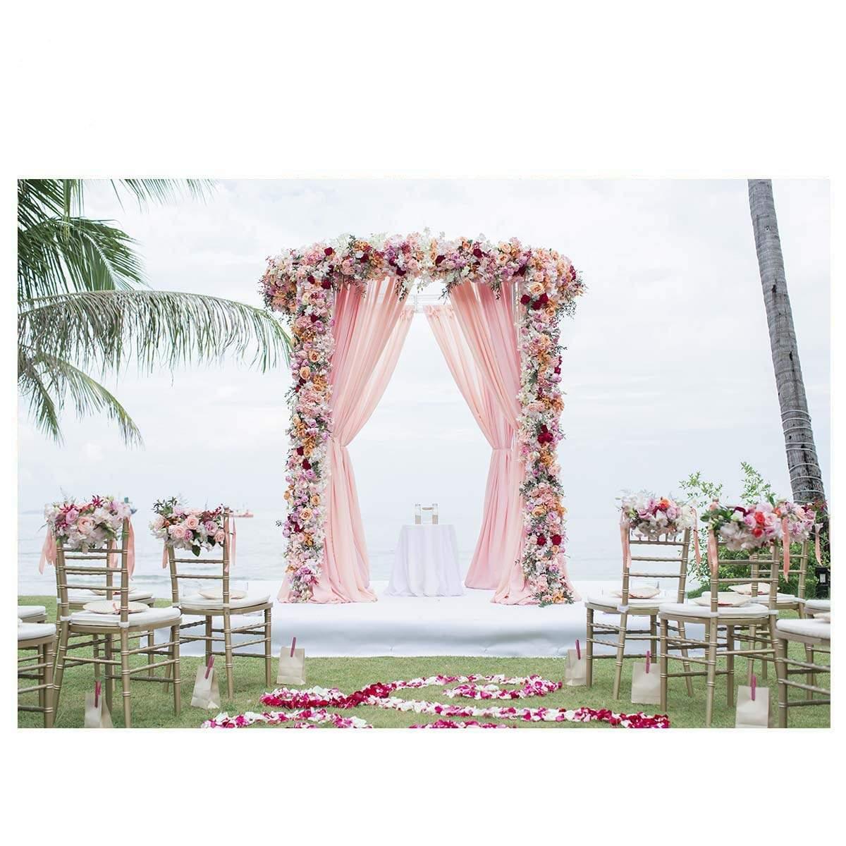 Allenjoy Wedding Romantic  Natural Seaside Backdrop - Allenjoystudio