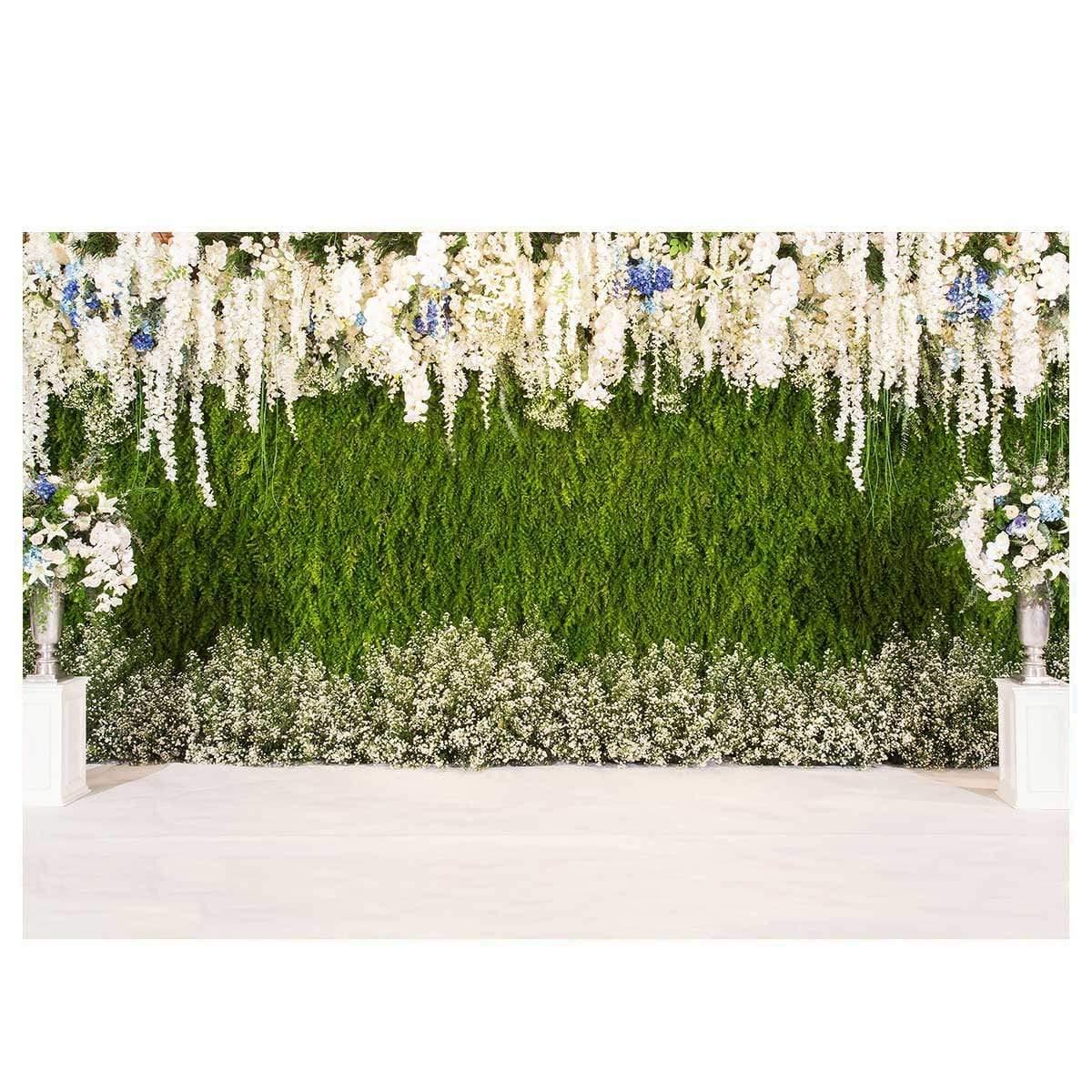 Allenjoy Wedding Backdrop Hundred Beautiful Flowers for Party Photo Phone - Allenjoystudio