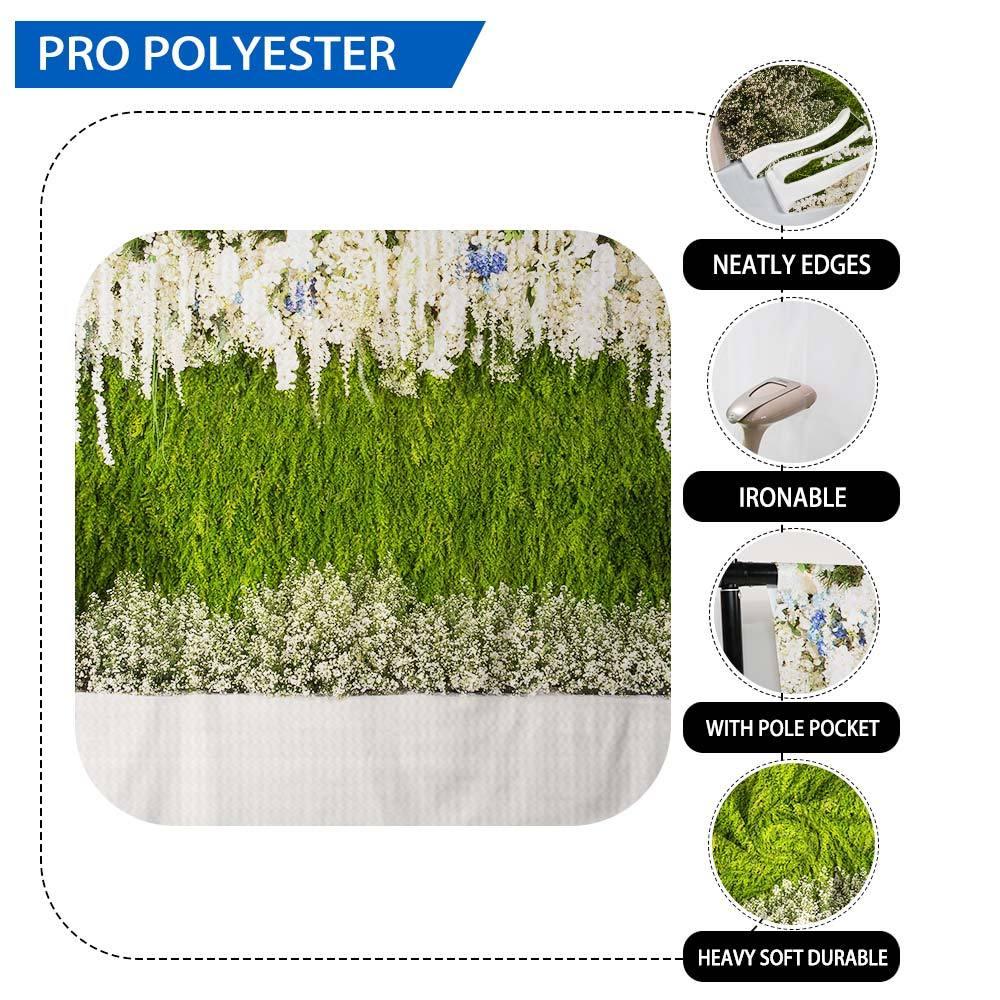 Allenjoy Wedding Backdrop Hundred Beautiful Flowers for Party Photo Phone - Allenjoystudio