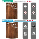 Allenjoy Wedding Wood Board Backdrop with Shiny Light - Allenjoystudio