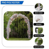 Allenjoy Wedding Photography Backdrop with Flowers Arch - Allenjoystudio