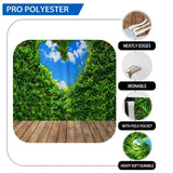 Allenjoy Wedding Valentine Green Tree Heart Sky Cloud  Backdrop - Allenjoystudio