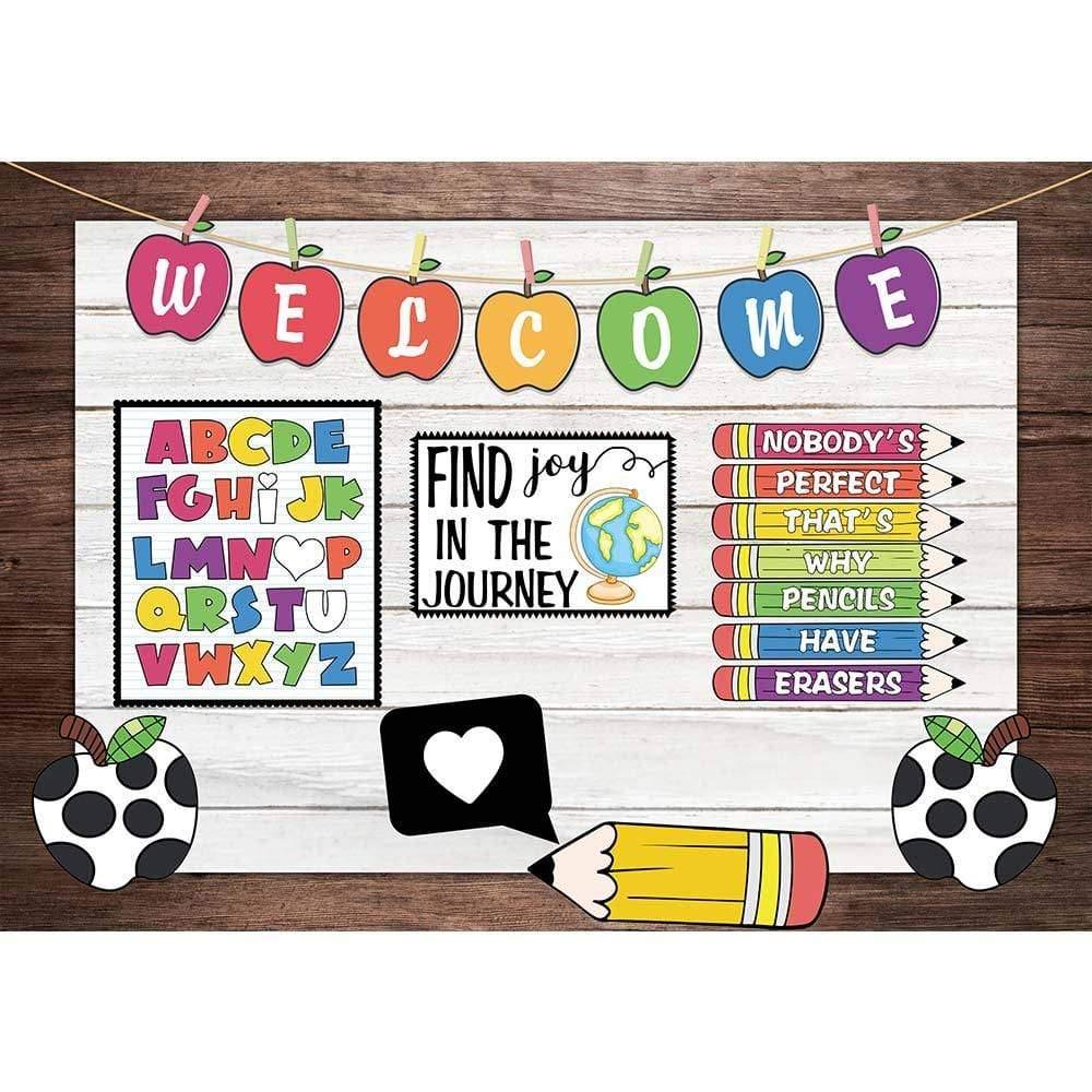 Allenjoy Welcome Online Teaching Course Backdrop - Allenjoystudio