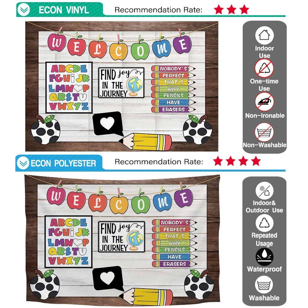 Allenjoy Welcome Online Teaching Course Backdrop - Allenjoystudio