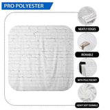 Allenjoy White Brick Wall Gray Wooden Valentine Backdrop - Allenjoystudio