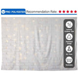 Allenjoy White Brick Wall with Golden Bokeh Backdrop - Allenjoystudio