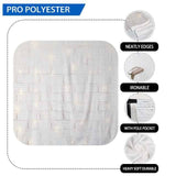 Allenjoy White Brick Wall with Golden Bokeh Backdrop - Allenjoystudio