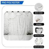 Allenjoy White Brick Wall with Light Photography Backdrop - Allenjoystudio