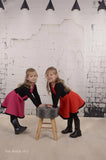 Allenjoy White Brick Wall with Light Photography Backdrop