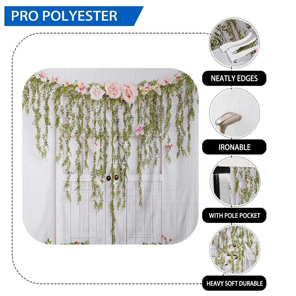 Allenjoy White Door Floral for Baby Shower Designed by Panida Phillips - Allenjoystudio