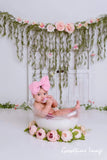 Allenjoy White Door Floral for Baby Shower Designed by Panida Phillips - Allenjoystudio