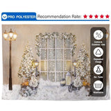 Allenjoy White Winter Backdrop for Christmas Family Portrait - Allenjoystudio