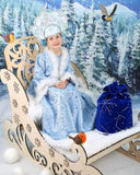 Allenjoy Winter Backdrop Pine Forest Snowy Wonderland Christmas Backdrop - Allenjoystudio