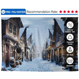 Allenjoy Winter Street Backdrop for Christmas Children Backdrop - Allenjoystudio