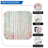 Allenjoy Wooden Backdrop Colorful Rose Printed Backdrop - Allenjoystudio