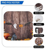 Allenjoy Wooden Halloween Pumpkin Bats Ghosts Children Backdrop - Allenjoystudio