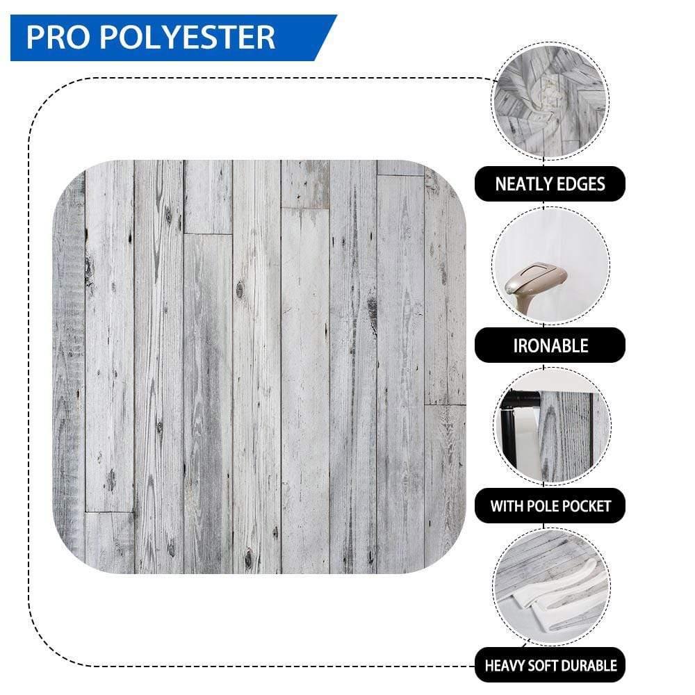 Allenjoy Light Gray White Wood Floor Photography Backdrop - Allenjoystudio