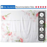 Allenjoy Wooden Backdrop with Pink Rose Flower for Mother's Day - Allenjoystudio
