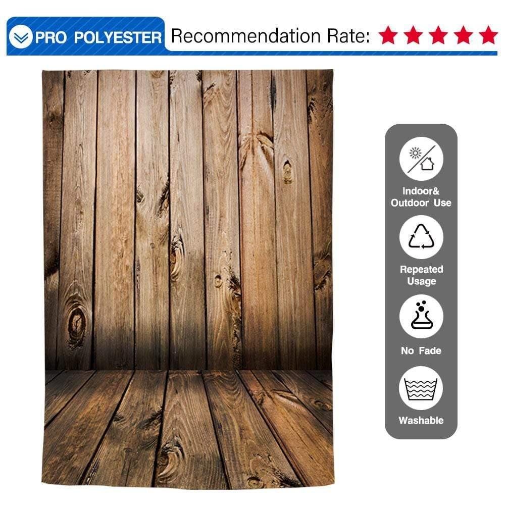 Allenjoy Wooden Board Photography Backdrop for Baby - Allenjoystudio
