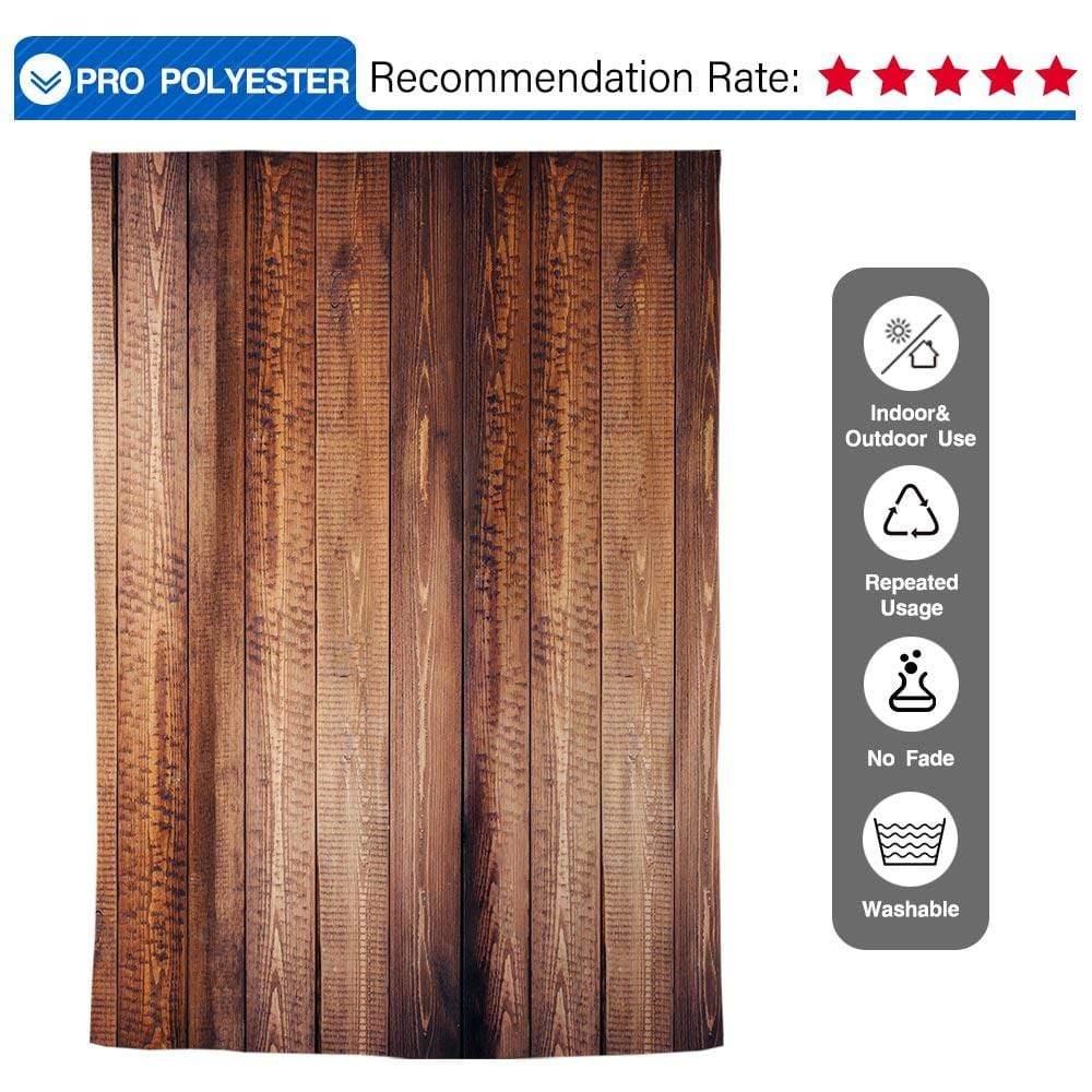 Allenjoy Caramel Wooden Floor Photography Backdrop - Allenjoystudio