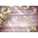 Allenjoy Floral Bare Powder Wood Background for Wedding