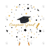 Allenjoy Circle Backdrop Cover For Graduation