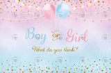 Allenjoy Boy Or Girl Gender Reveal Backdrop