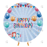 Allenjoy Birthday Party Backdrop Round Cover