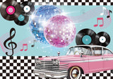 Allenjoy 1950S Rock N Roll Diner Photography Backdrop Gbsx-00532