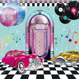 Allenjoy 1950S Sock Hop Photography Backdrop Gbsx-00531