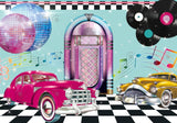 Allenjoy 1950S Sock Hop Photography Backdrop Gbsx-00531