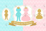 Allenjoy Prince Or Princess Gender Reveal Backdrop