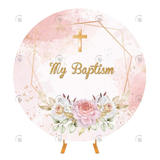 Allenjoy My Baptism Round Cover