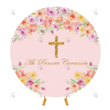 Allenjoy Christening Communion Round Background