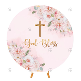 Allenjoy God Bless Communion Round Background