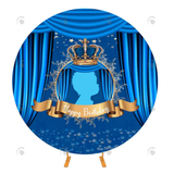 Allenjoy Happy Birthday Round Backdrop Cover