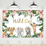 Allenjoy Wild One Birthday Decoration Backdrop