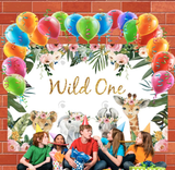 Allenjoy Wild One Birthday Decoration Backdrop