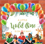 Allenjoy A Little Wild One Is On The Way Birthday Backdrop