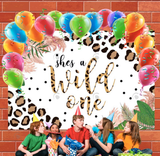 Allenjoy She'S A Wild One Birthday Decoration Backdrop