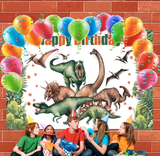 Allenjoy Dinosaur Birthday Decoration Backdrop