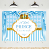 Allenjoy A Little Prince Is On His Way Birthday Party Decoration Backdrop