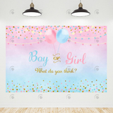 Allenjoy Boy Or Girl Gender Reveal Backdrop