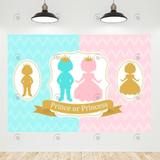 Allenjoy Prince Or Princess Gender Reveal Backdrop