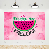 Allenjoy I'M One In A Melon Happy Birthday Party Backdrop