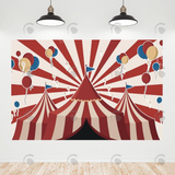 Allenjoy Circus Birthday Decoration Backdrop