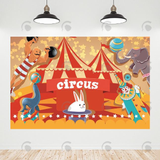 Allenjoy Circus Birthday Decoration Backdrop